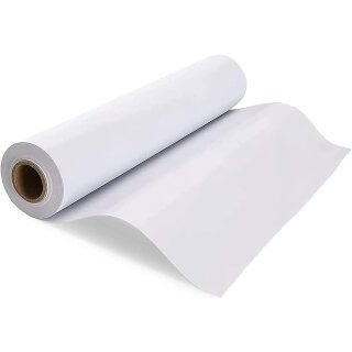 TollesfürKinder Papierrolle, Malrolle, Zeichenpapierrolle,Kunst-Papierrolle, weiß, 25 Meter, 45,3cm breit, 1,7cm Kern