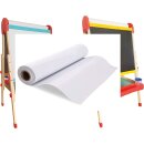 TollesfürKinder Papierrolle, Malrolle, Zeichenpapierrolle,Kunst-Papierrolle, weiß, 25 Meter, 45,3cm breit, 1,7cm Kern