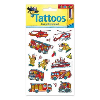 Tattoos A6 - TapirElla "Feuerwehr" - ca.14,8 x 10,5cm - Lutz Mauder 46014