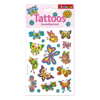 Tattoos A6 - TapirElla "Schmetterlinge" - ca.14,8 x 10,5cm - Lutz Mauder 46018