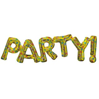 Folien-Ballon "Pepper Pig" - PARTY  - ca.25x77cm incl. Schnur - für Geburtstag und Party - Luftballon
