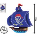 Folien-Ballon "Piratenschiff"- ca.78cm -...