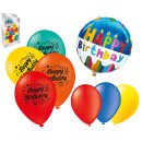 Ballon Set "Happy Birthday" 17 tlg. - für...
