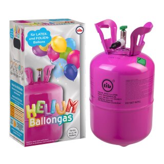 Helium- Ballongas - für Latex- und Folien- Ballons - Party und Geburtstag