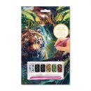 TapirElla Diamantbilder- Painting Sticker "Tiger im Dschungel" - zum selber machen DIY - Lutz Mauder
