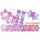 Laternen-Bastelset-Lampion -Twinkle Star "Pink" - Laterne zum basteln und selber machen - DIY