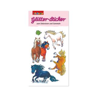 Kinder Glitter - Glitzer - Sticker - Mein Ponyhof 5 - Lutz Mauder 72351