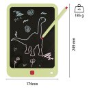 Kinder LCD Maltafel, Schreibtafel Dino-Pad Board, Zeichentafel Dinosaurier mit Stift, Zaubermaltafel