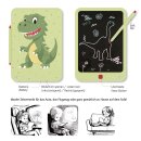 Kinder LCD Maltafel, Schreibtafel Dino-Pad Board, Zeichentafel Dinosaurier mit Stift, Zaubermaltafel