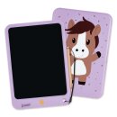 Kinder LCD Maltafel, Schreibtafel Pony-Pad Board, Zeichentafel Pferd mit Stift, Zaubermaltafel, Spieltafel