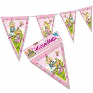 Wimpelkette "Prinzessin Miabella" für Kindergeburtstage - Fasching - Karneval - Mottoparty - Lutz Mauder 11291