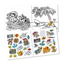 Lutz Mauder - Malbuchset mit 6 Mini Malbüchern inkl Stickern 3 Mädchen und 3 Jungenmotive
