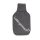 Wärmflasche mit Aufschrift " Lieblingsmensch" und Bezug - graufarbend - 18 x 34 cm