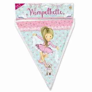 Wimpelkette" Ballerina" für Kindergeburtstage - Fasching - Karneval - Mottoparty - Lutz Mauder 11311