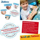 Kinder-Tattoos Fritz Flanke 2 - Lutz Mauder 44600
