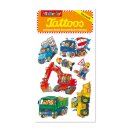 Kinder-Tattoos Baustelle/ Baustellenfahrzeuge 2 von Lutz...