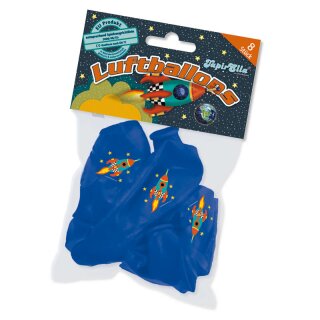 8 Luftballons - Rakete Weltraum - TapirElla, Lutz Mauder 66028