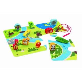 Steckspielzeug - Safari-Spielset, Sortier, Stapel - Hape E1021