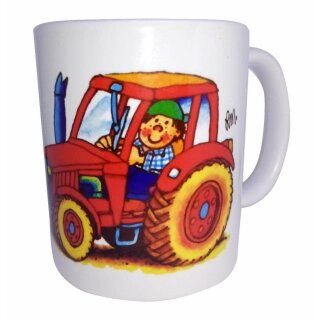 Lutz Mauder Traktor Tasse -personalisiert mit Wunschnamen-