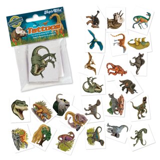 Mini-Tattoo-Set "Dinosaurier" Kinder-Tattoos 24-tlg., Lutz Mauder 47319