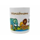 Lutz Mauder Zoo Tasse -personalisiert mit Wunschnamen- Trinkbecher, Becher