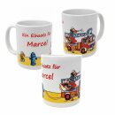 Lutz Mauder - Feuerwehr Kinder Tasse -personalisiert mit...
