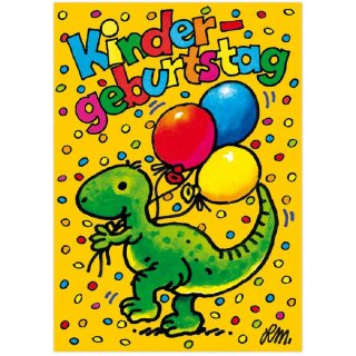 8 Einladungskarten Set "Dinosaurier Dinos" - Kindergeburtstag - Mottoparty - Lutz Mauder 25806