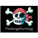 8 Einladungskarten Set Piratengeburtstag Lutz Mauder