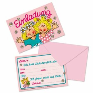 8 Einladungskarten Prinzessin Lutz Mauder Verlag
