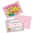 8 Einladungskarten Set "Prinzessin" - Kindergeburtstag - Mottoparty - Lutz Mauder 25819