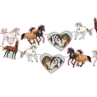 Girlande"Tapirella Pferde" für Kindergeburtstage - Fasching - Karneval - Mottoparty - Lutz Mauder 11361