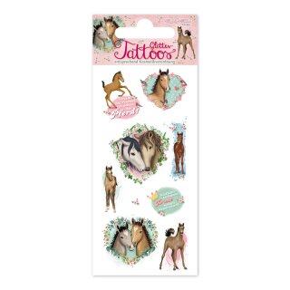 Glitter Tattoo Bogen - Pferde 2 - TapirElla von Lutz Mauder