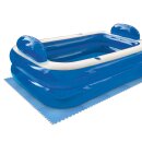 Poolmatte 8 Stück. im Set - 49x49x0,4cm - Pool Unterlage für Schwimmbad und Planschbecken - Happy People