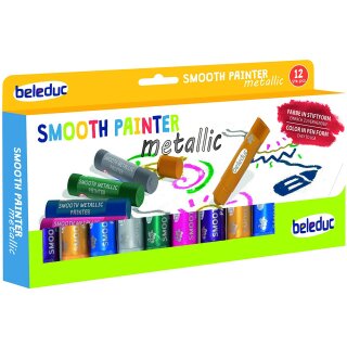 Smooth Metallic Painter 12er Set, Beleduc 52050