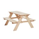 Kindersitzgruppe aus Holz - Tisch und Bank - ca.89 x79 x...