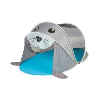 Tolles für Kinder Pop-Up Spiel Zelt- Seehund Robbe ca.180x95x86cm, Spielzelt Robbe für drinnen und draußen, Outdoor, Garten