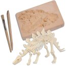 Ausgrabungsset Dinosaurier Skelett - 1 Stück -  ca.4,5cm x 18cm, 8 fach sortiert