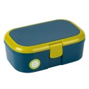 Kinder Brotdose / Lunchbox - Blau/Grün Uni -...