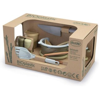 Biokunststoff I´m Green - Küchenset 12 Teile in Geschenkbox - dantoy 5601