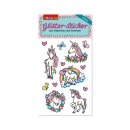 Glitter - Sticker - Einhorn 2 - Lutz Mauder 72314