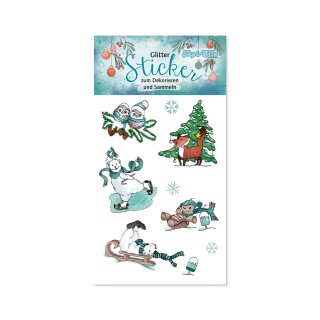 Glitter - Sticker - Weihnachten 1 - Lutz Mauder 72329