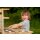 TollesfürKinder Matschküche aus Holz, vollmassive Garten Kinderküche, Durchlass für Gartenschlauch, mit Wasserspender und 5 Edelstahl Schüsseln, Nachhaltig, ca 80x40x94cm