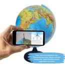 B-Ware: 3D Lexi Leucht Globus - 32cm Durchmesser - mit Reliefoberfläche + Gratis App Funktion