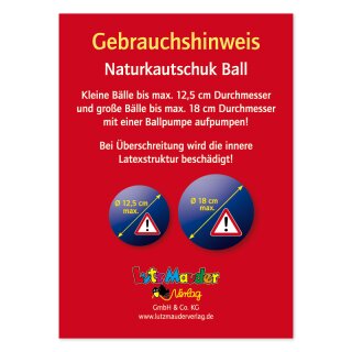 Kinderball ø 12,5cm - Baustellenfahrzeuge - Lutz Mauder 11017