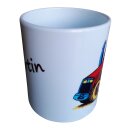 Kinder Tasse mit Namen - Traktor - Trecker Kunststoff Tasse mit Wunschname - Trinkbecher - Lutz Mauder Motiv 
