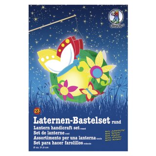 Laternen-Bastelset 23 / Lampions Schmetterling - Laterne zum basteln und selber machen - DIY