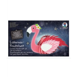 Laternen-Bastelset / Lampions "Flamingo" - Laterne zum basteln und selber machen - DIY