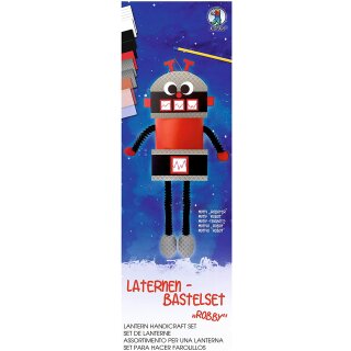 Laternen-Bastelset / Lampions Roboter - Laterne zum basteln und selber machen - DIY