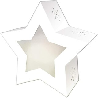 Laternen-Bastelset-Lampion -Twinkle Star weiß - Laterne zum basteln und selber machen - DIY