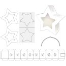 Laternen-Bastelset-Lampion -Twinkle Star "weiß" - Laterne zum basteln und selber machen - DIY